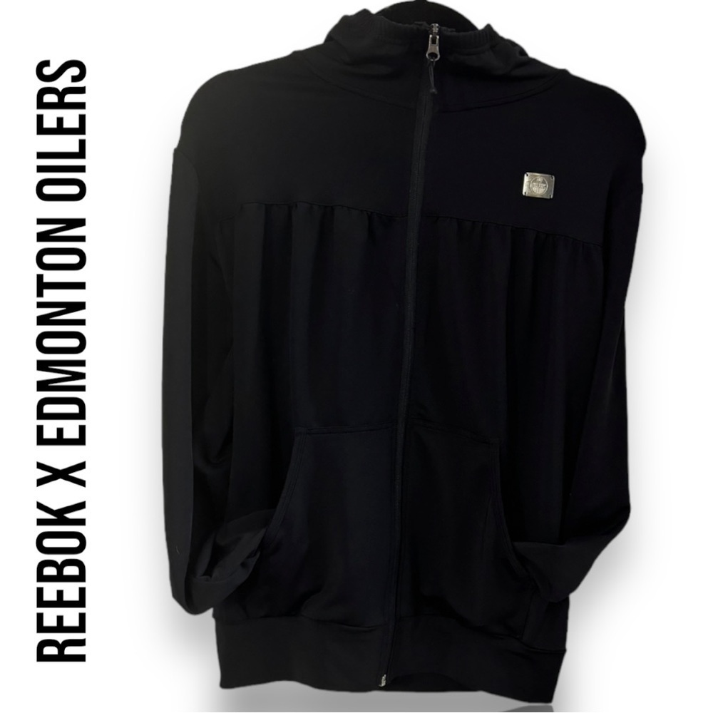 New rare Edmonton oilers. Reebok zip jacket